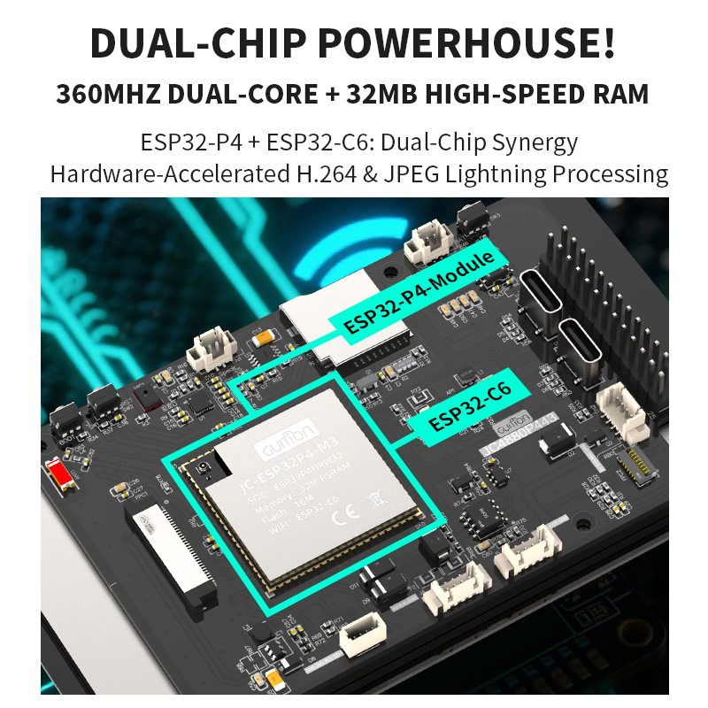 4.3-inch 480 * 800 IPS Capacit - Esp32 C6 ulasan dan harga
