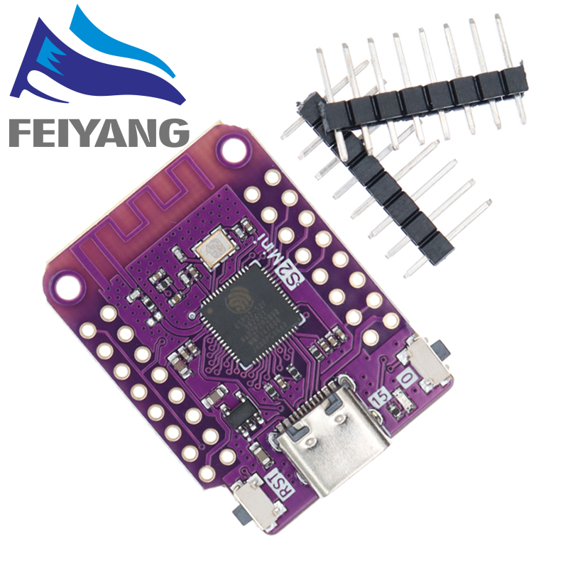 ESP32 S2 Mini WIFI Board Based - Esp32 S2 ulasan dan harga