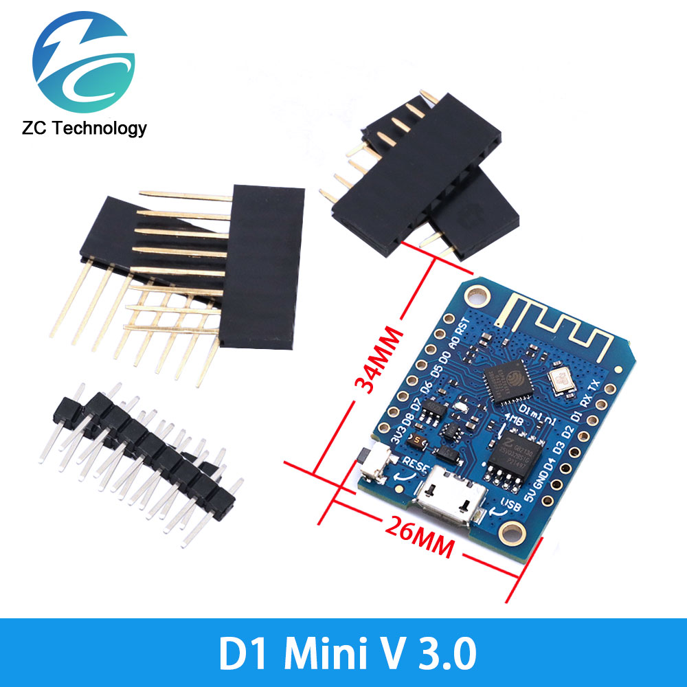 D1 Mini ESP8266 ESP-12F CH340G - Esp8266 Nodemcu ulasan dan harga