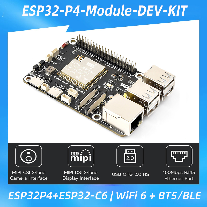 ESP32-P4 + ESP32-C6 Developmen - Esp32 C6 ulasan dan harga