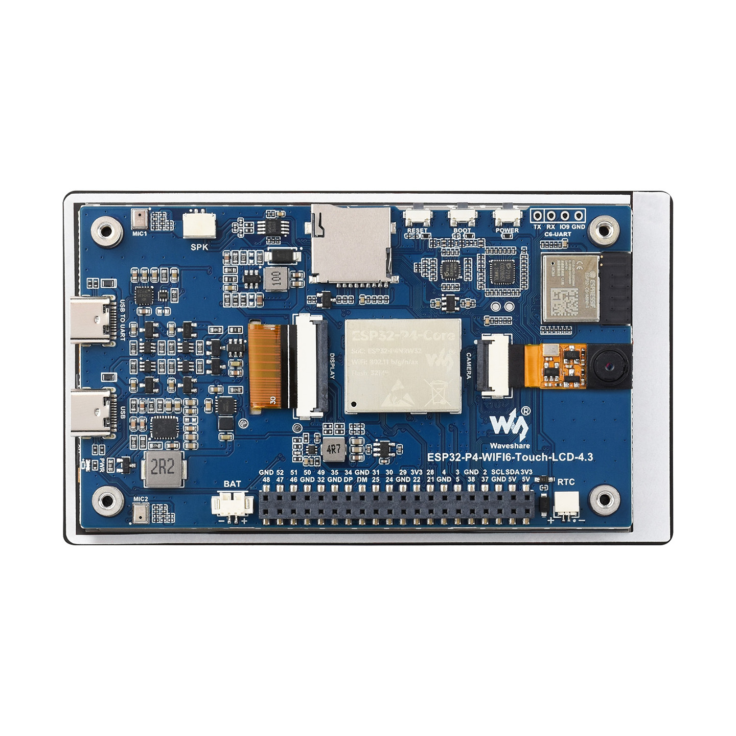 Waveshare ESP32-P4-WIFI6 4.3in - Esp32 Development Board ulasan dan harga